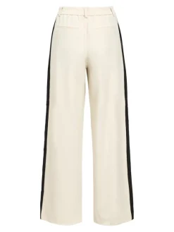 OBJLISA WIDE PANT AOP NOOS sandshell