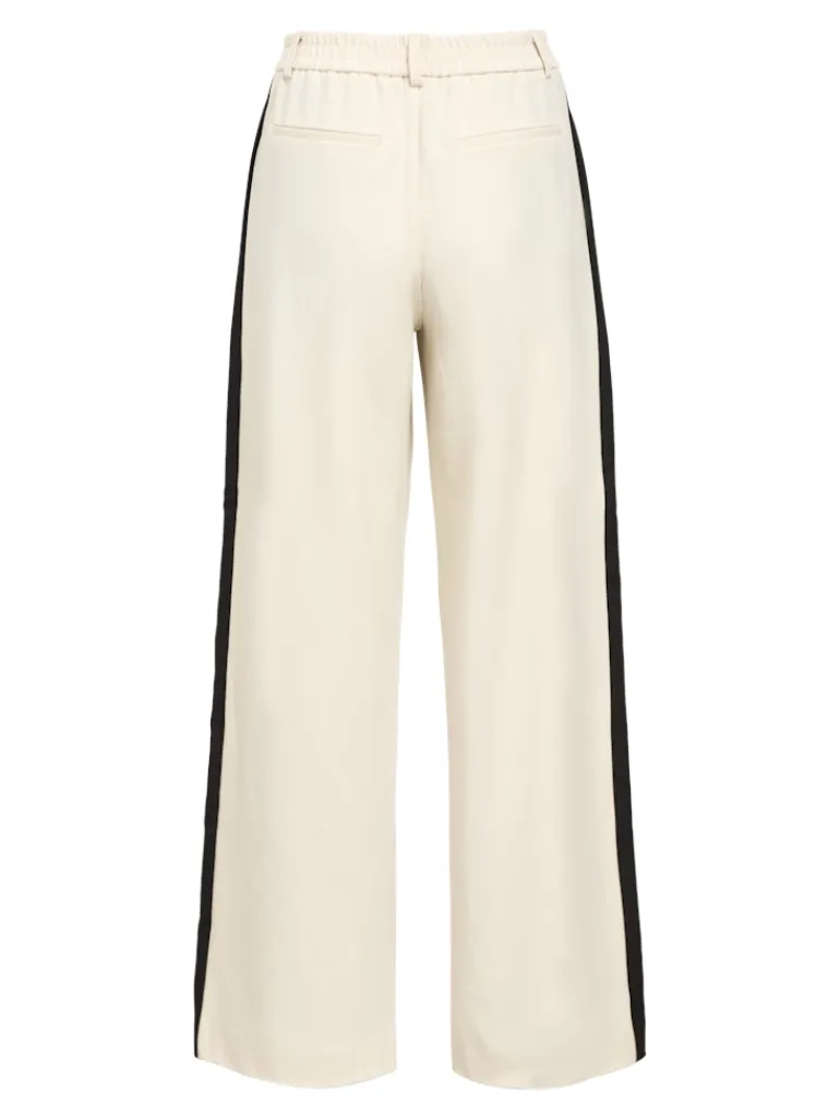 OBJLISA WIDE PANT AOP NOOS sandshell