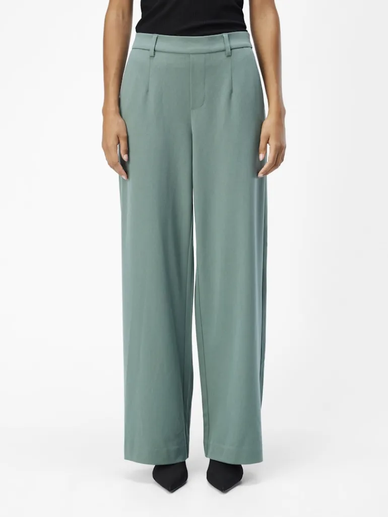 OBJLISA WIDE PANT NOOS dark forest