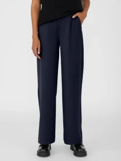 OBJLISA WIDE PANT NOOS dunkelblau2