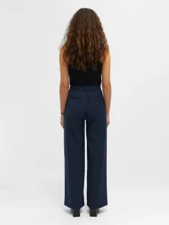 OBJLISA WIDE PANT NOOS dunkelblau2