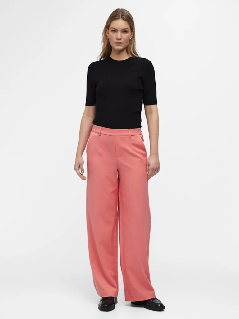 OBJLISA WIDE PANT NOOS rosa1