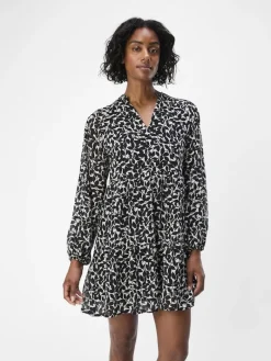OBJMILA GIA L/S DRESS NOOS sandshell