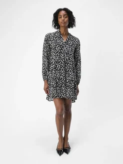 OBJMILA GIA L/S DRESS NOOS sandshell