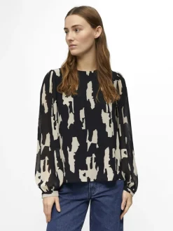 OBJMILA L/S TOP NOOS black1