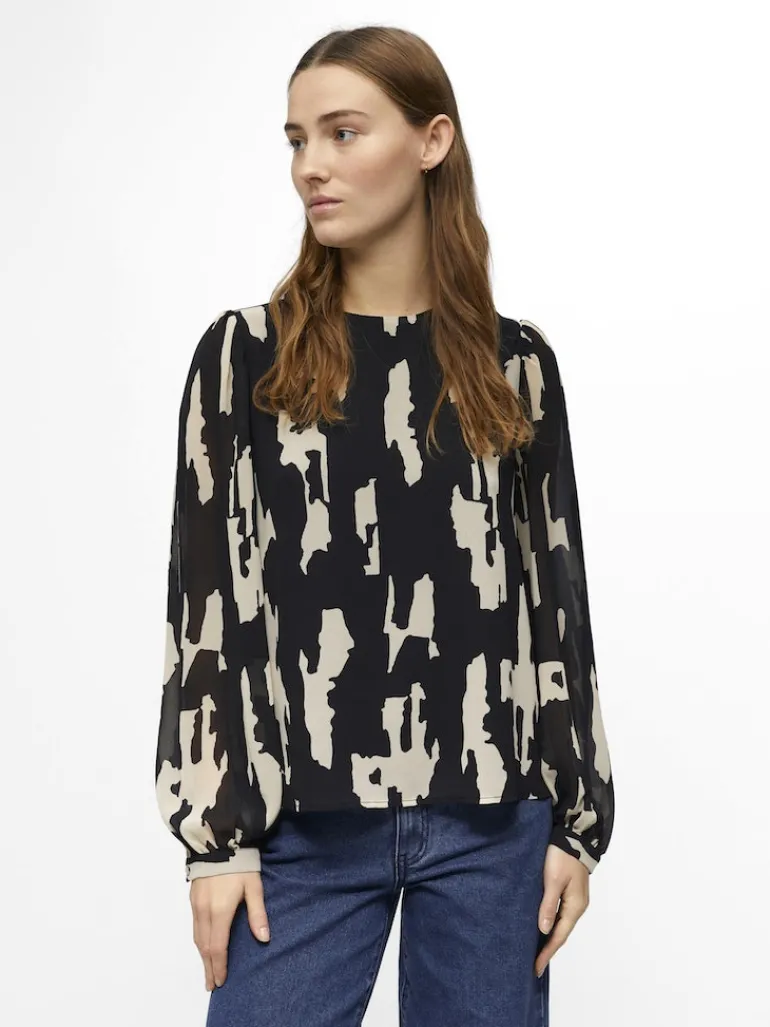 OBJMILA L/S TOP NOOS black1