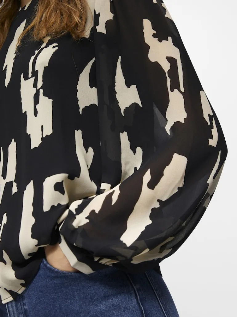 OBJMILA L/S TOP NOOS black1