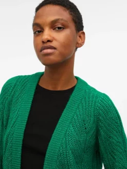 OBJNOVA STELLA L/S KNIT CARDIGAN NOOS lush meadow