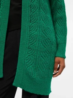 OBJNOVA STELLA L/S KNIT CARDIGAN NOOS lush meadow