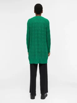 OBJNOVA STELLA L/S KNIT CARDIGAN NOOS lush meadow