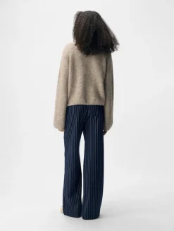 OBJSAGGIA RE L/S KNIT CARDIGAN NOOS humus