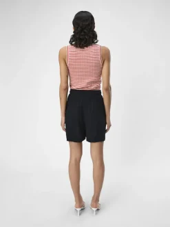 OBJSANNE HW WIDE SHORTS NOOS black