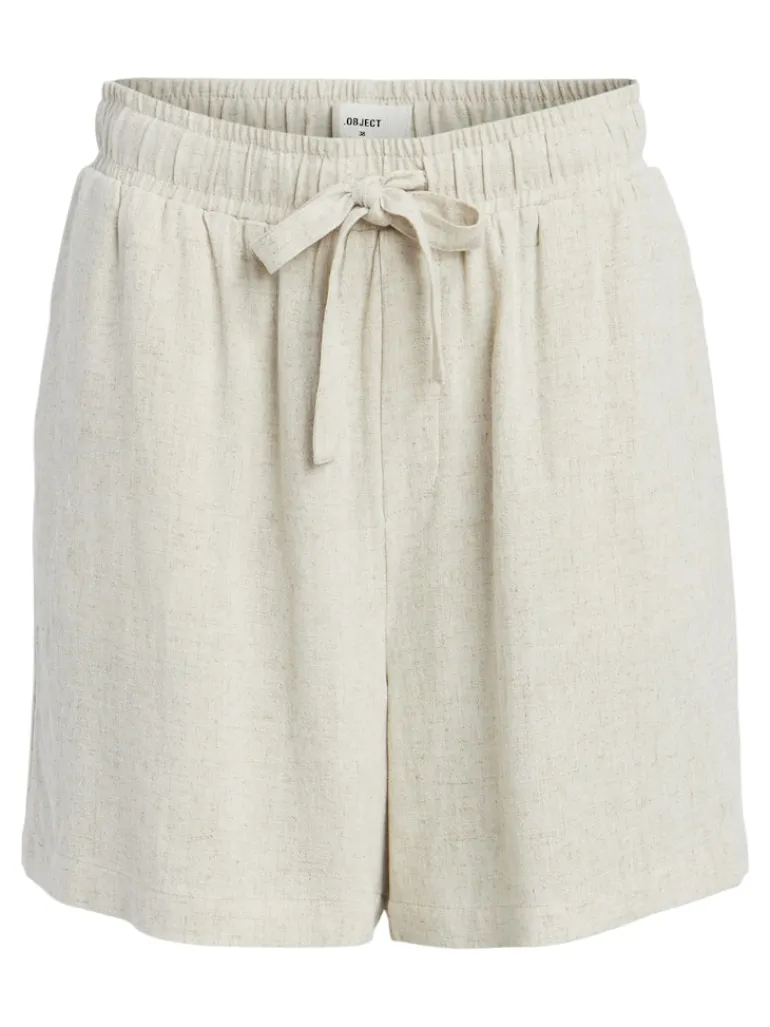 OBJSANNE HW WIDE SHORTS NOOS sandshell