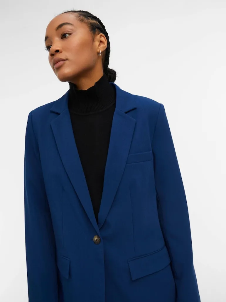 OBJSIGRID L/S BLAZER NOOS estate blue