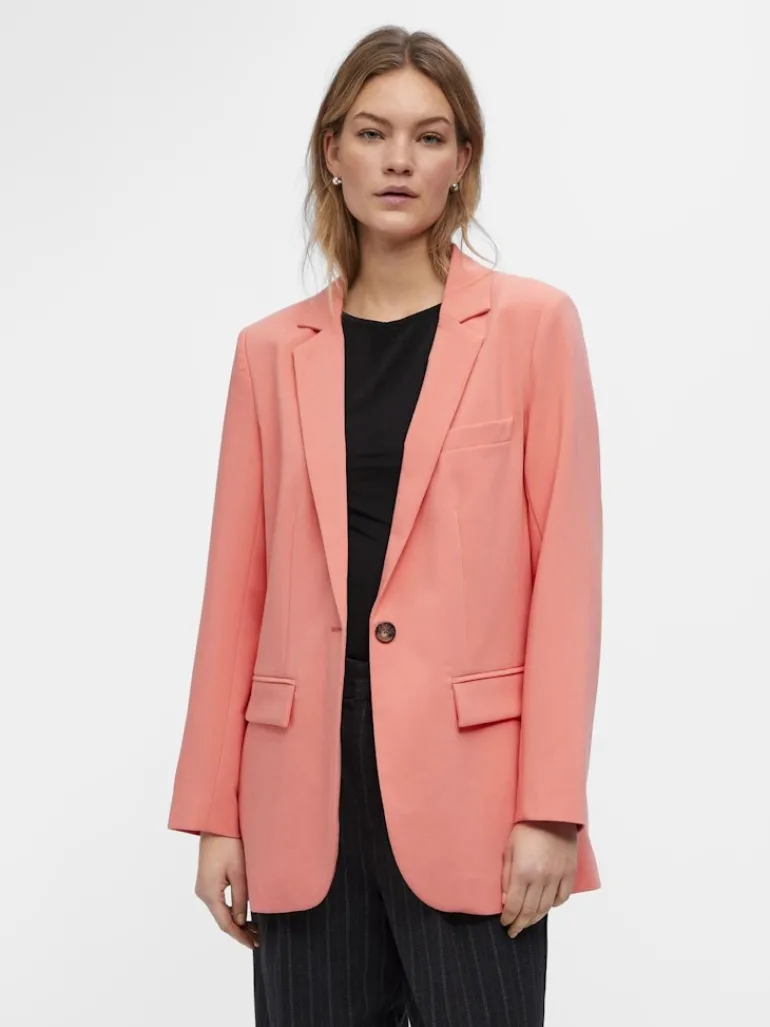 OBJSIGRID L/S BLAZER NOOS georgia peach