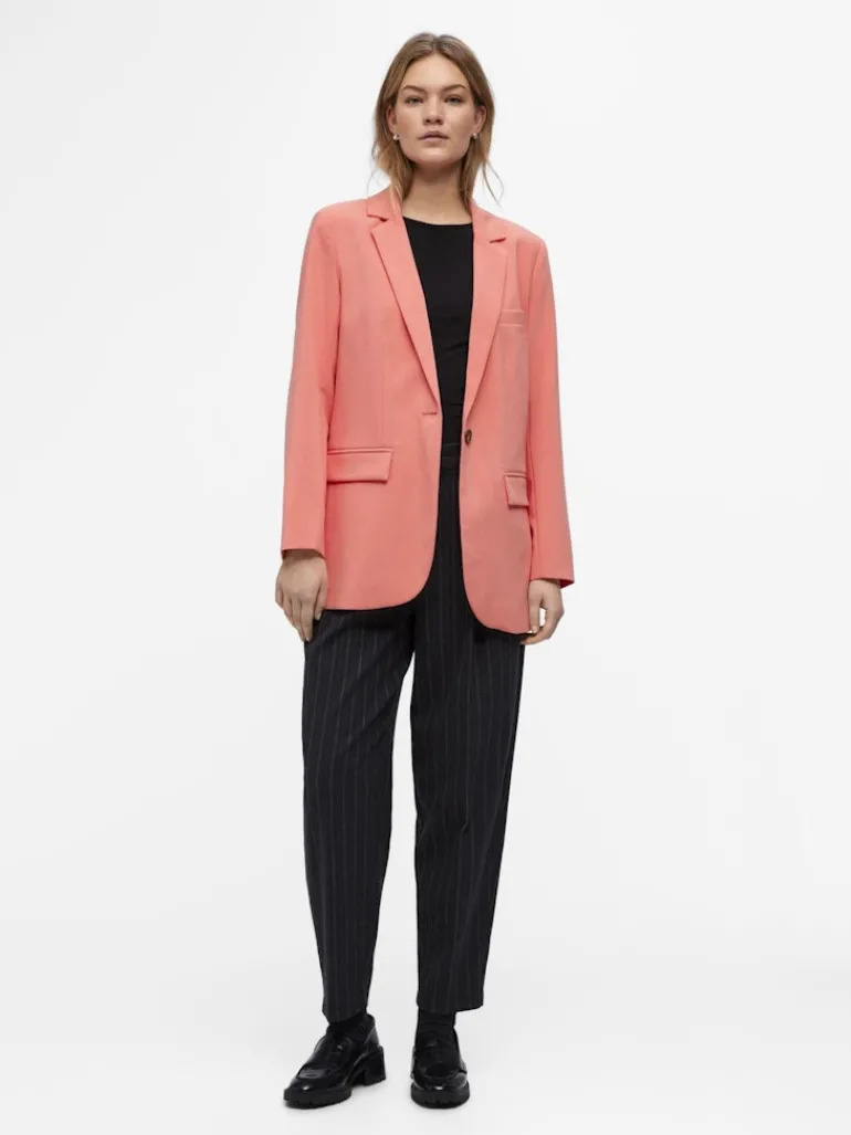 OBJSIGRID L/S BLAZER NOOS georgia peach