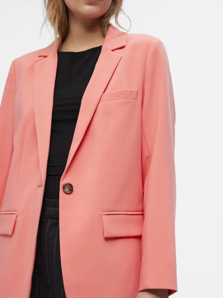 OBJSIGRID L/S BLAZER NOOS georgia peach