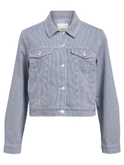 OBJSOLA TWILL JACKET 132 light blue denim