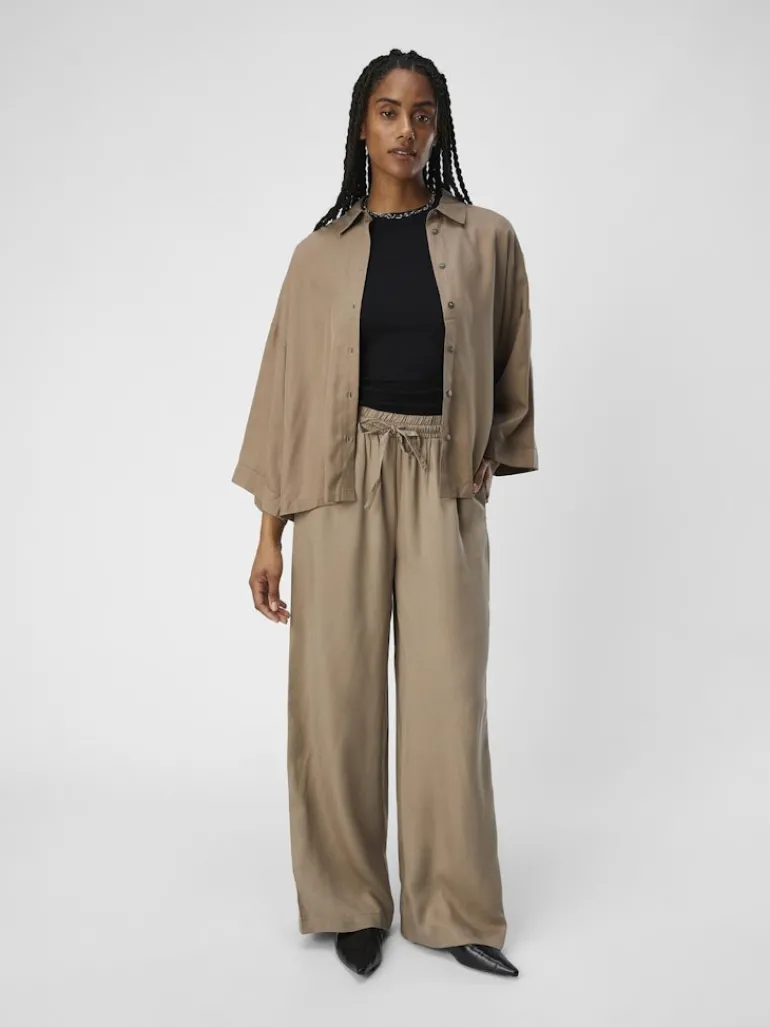 OBJTILDA BOXY SHIRT NOOS fossil