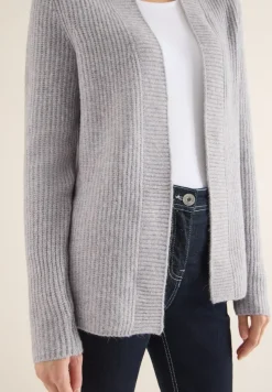 Offener Cosy Cardigan luna grey melange