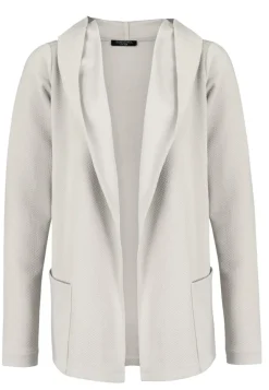 offene Sweatjacke light sand