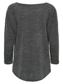 ONLALBA 3/4 TOP JRS NOOS dark grey melange
