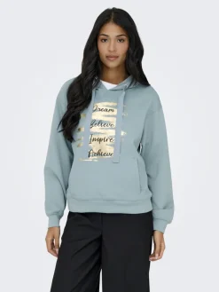 ONLALINA L/S PRINT HOOD SWT arona