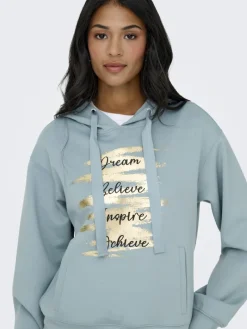 ONLALINA L/S PRINT HOOD SWT arona