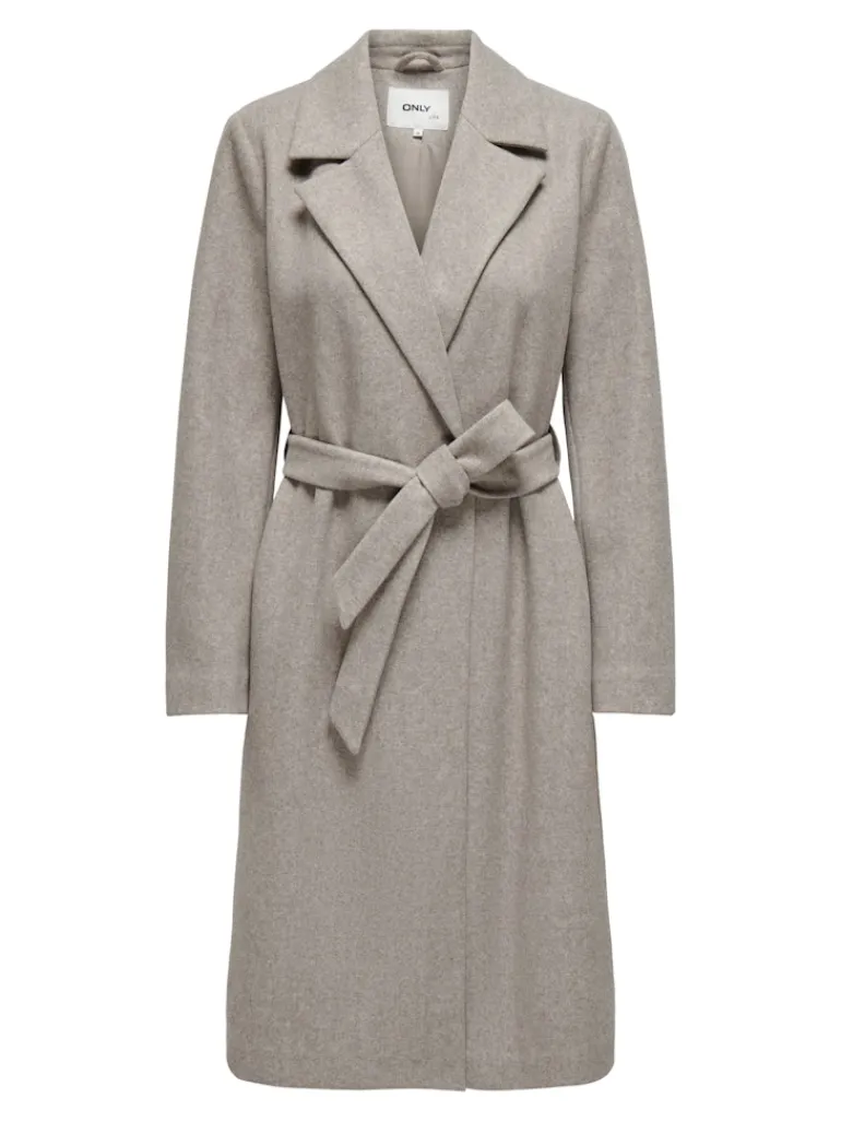 ONLALVILDA LIFE WRAP COAT OTW NOOS simply taupe