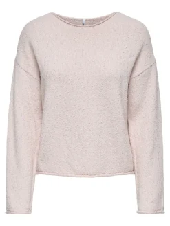 ONLALVILDA LS O-NECK CC KNT rose smoke