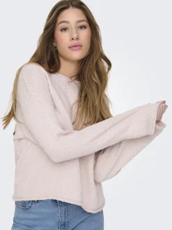 ONLALVILDA LS O-NECK CC KNT rose smoke