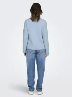 ONLALVILDA LS O-NECK CC KNT soft chambray