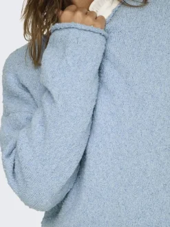 ONLALVILDA LS O-NECK CC KNT soft chambray