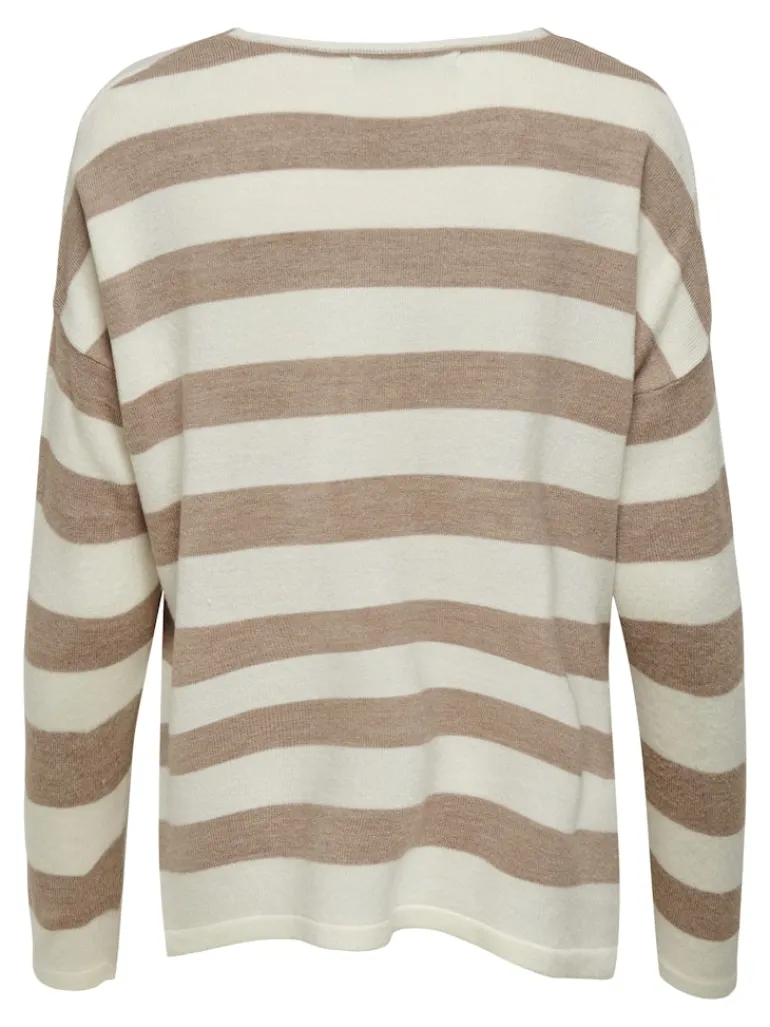 ONLAMALIA L/S V-NECK PULLOVER CC KNT cloud dancer1