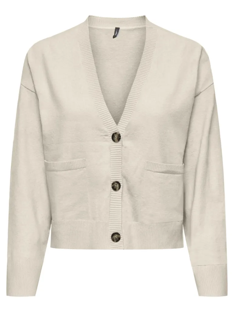 ONLAMA LIFE LS V CARDIGAN CS KNT birch