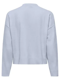 ONLAMA LIFE LS V CARDIGAN CS KNT soft chambray