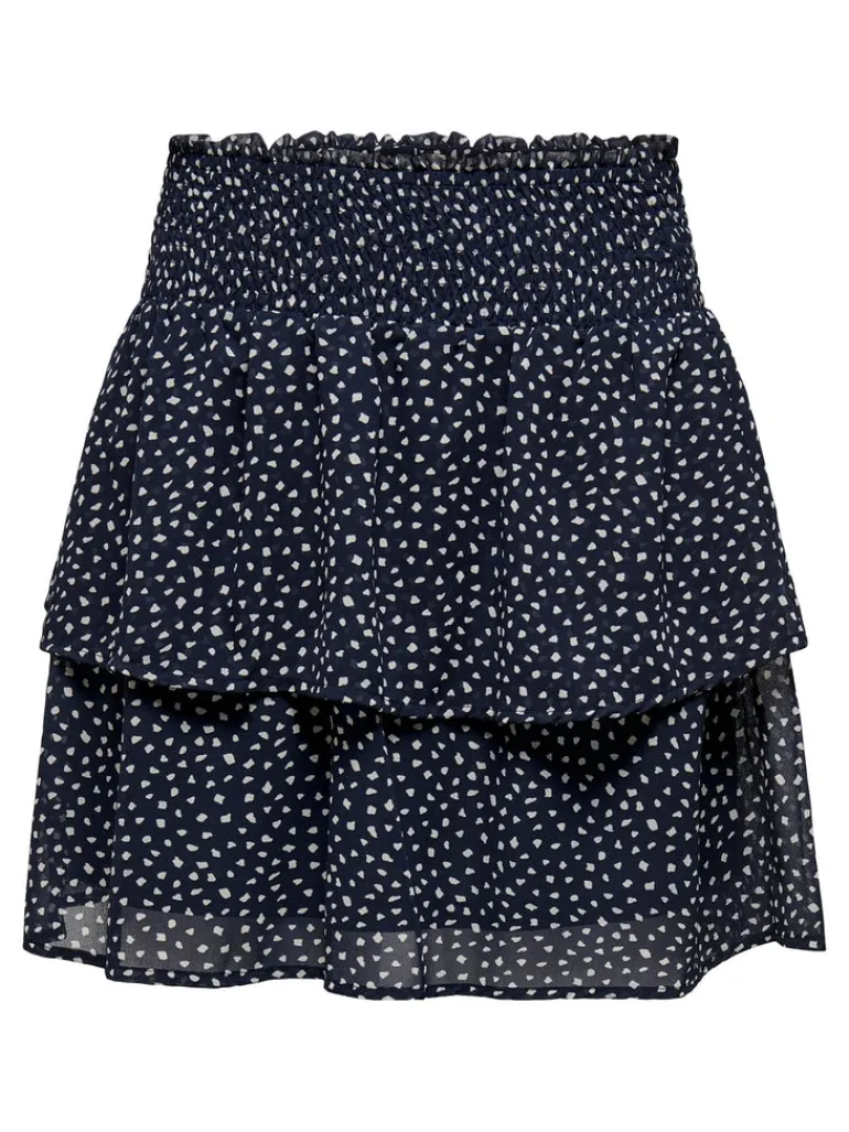 ONLANN STAR LAYER SMOCK SKIRT PTM night sky-dot w. macadamia