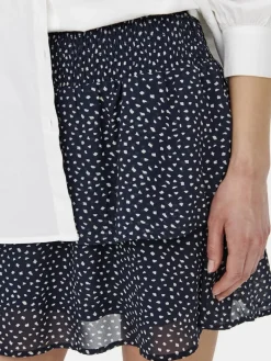 ONLANN STAR LAYER SMOCK SKIRT PTM night sky-dot w. macadamia