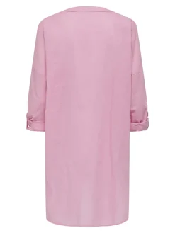 ONLAPELDOORN SOLID V-NECK L/S SHIRT NOOS begonia pink