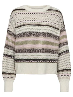 ONLARIANNE L/S PULLOVER KNT NOOS pumice stone1