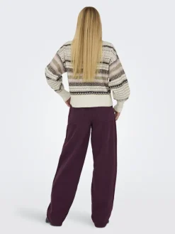 ONLARIANNE L/S PULLOVER KNT NOOS pumice stone1
