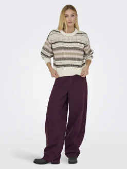 ONLARIANNE L/S PULLOVER KNT NOOS pumice stone1