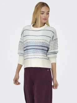 ONLARIANNE L/S PULLOVER KNT NOOS pumice stone2
