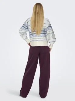 ONLARIANNE L/S PULLOVER KNT NOOS pumice stone2