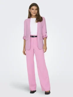 ONLARIS LIFE 3/4 LOOSE BLAZER CC WVN begonia pink