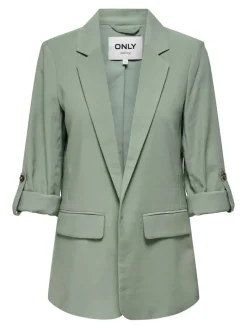 ONLARIS LIFE 3/4 LOOSE BLAZER CC WVN lily pad