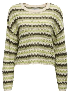 ONLASA LS O-NECK KNT NOOS birch2