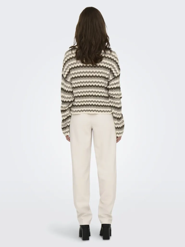 ONLASA LS O-NECK KNT NOOS birch1
