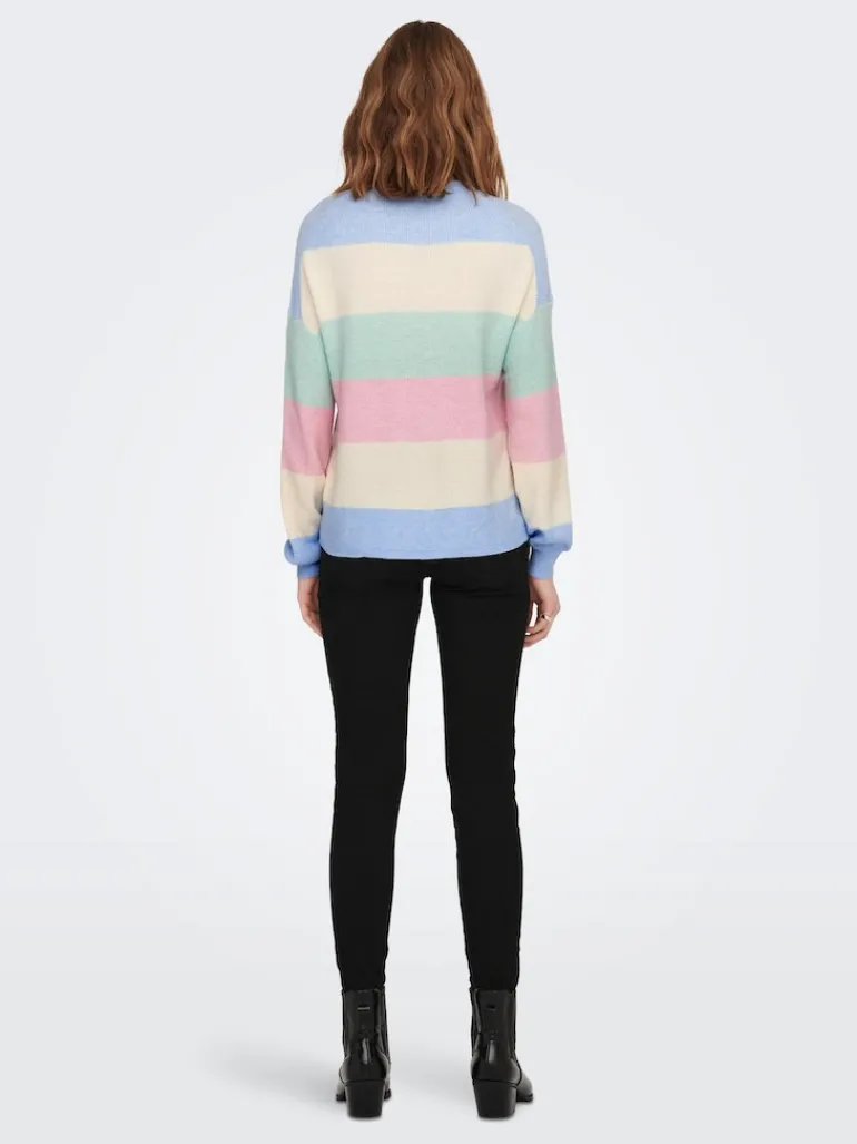 ONLATIA LIFE L/S STRIPE PULLOV KNT NOOS kentucky blue
