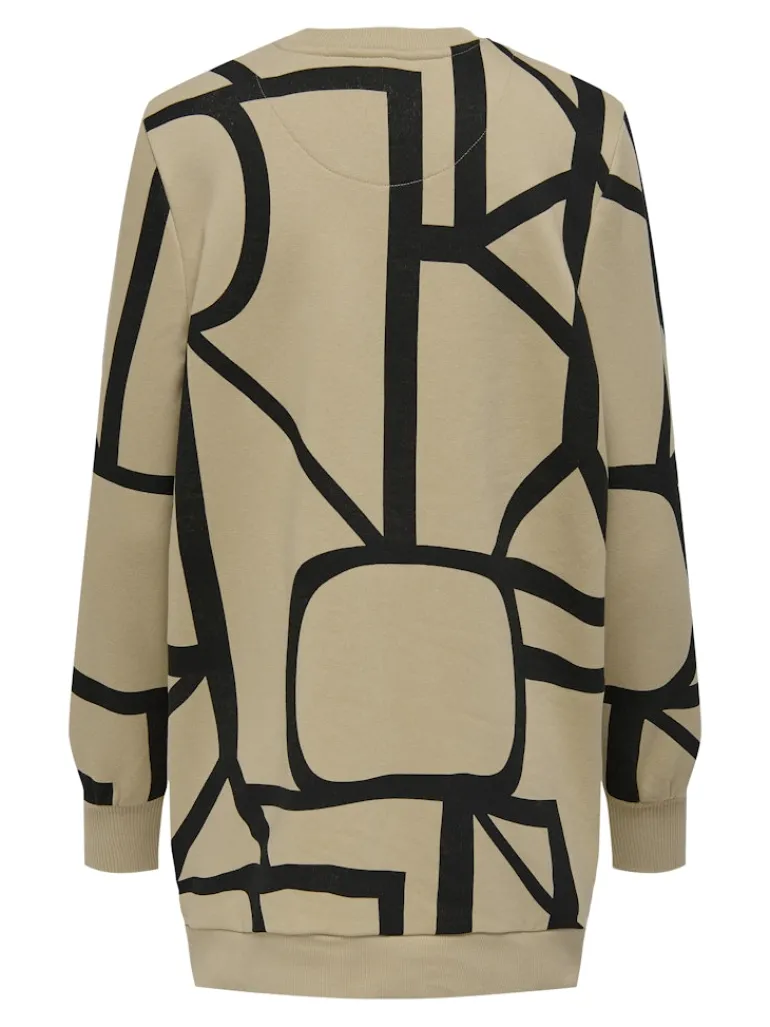 ONLAUDRINA L/S OVERSIZE O-NECK SWT nomad